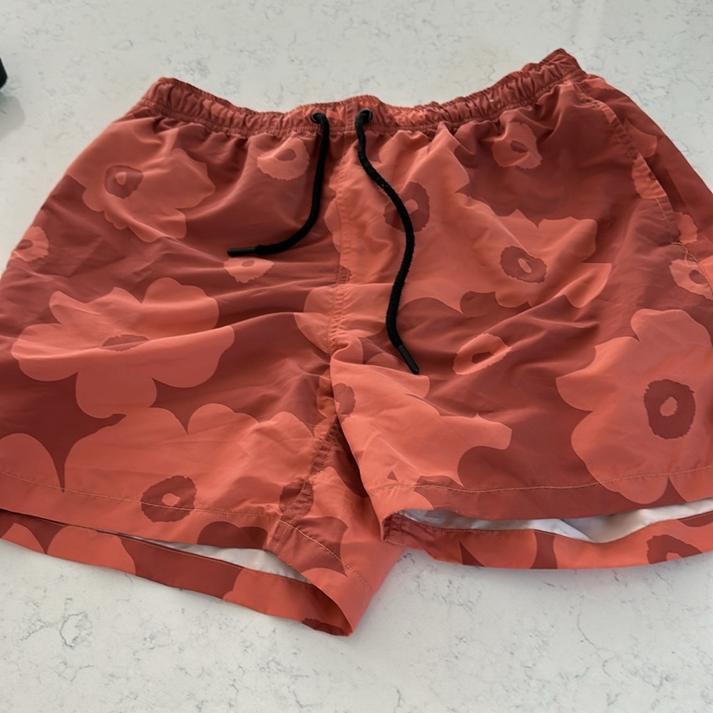 Thinking Mu Floral Swim Shorts